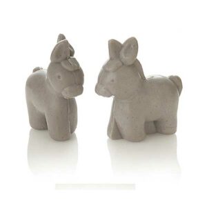 Ovis soap ezelmelk figuurzeep Ezel - grijs - 145 gram
