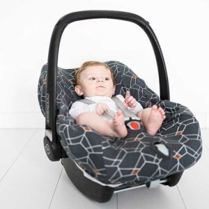 Autostoelhoes Deco Antra - Grijs/Wit - Maat 0+ - Briljant Baby