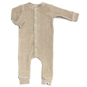 Feathers baby boxpakje jongen Corduroy Sand - effen beige - GOTS