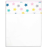 Dit mooie laken met gekleurde sterren komt uit de collectie Bjorn Pink van het merk Briljant Baby is gemaakt van hoge kwaliteit katoen en is voorzien van leuke details.