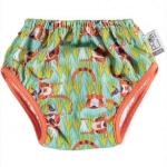 Een leuk groen trainingsbroekje met een tijger print van het merk Close. Het trainingsbroekje is bedoelt om te gebruiken bij zindelijkheidstraining. Bedoelt voor druppeltjes of kleine plasjes. Er is een mogelijkheid voor het gebruiken van inlegjes.