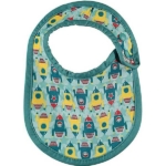 Deze leuke slab van het merk Close heeft een leuke print van rakketten. Deze slab is zeer handig voor de allerkleinste omdat hij mooi rond loopt.