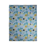 Het dekbedovertrek van Jungle Dusk Pink is dubbelzijdig te gebruiken vanwege de verschillende prints. De ene kant heeft strepen en de andere kant een jungleprint.