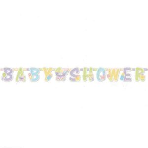 Babyshower slinger - Multicolour - 210 cm - Amscan