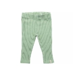 Een leuke lichtgroene legging gemaakt van rib stof. Deze legging komt uit de collectie Rib van Jolein. Leuk te combineren met een leuk shirtje of jurkje.
