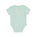 Mooie effen mint kleurig rompertje met korte mouwen. Het rompertje heeft op de borst een zakje en komt uit de Forest kledingcollectie van Jollein. Gemaakt van katoen. 