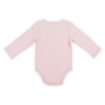 Leuke roze romper van Jollein uit de Mini Dots Blush Pink collectie. Het rompertje heeft lange mouwen en een fijne stippenprint. Gemaakt van biologisch katoen en elastaan.