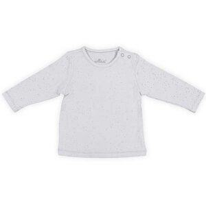 Leuk grijs shirtje met lange mouwen van Jollein . Dit shirtje komt uit de collectie Mini Dots Grey. Het shirtje heeft een hele fijne stippenprint. Gemaakt van biologisch katoen. 