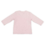 Leuk zachtroze shirtje met lange mouwen van Jollein. Dit shirtje komt uit de Mini Dots Blush Pink collectie en heeft een fijne donkerroze stippenprint.