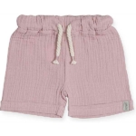 Een gave roze short voor jouw kleintje uit de Wrinckled Pink collectie van Jollein. De tailleband is voorzien van elastiek en een koord. Gemaakt van biologisch katoen. 
