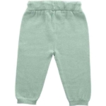 Een fijn gebreid broekje in de kleur groen uit de collectie Pretty Knit van Jollein. Heerlijk zacht en uiterst comfortabel voor je kleintje. Het broekje heeft een elastische band met een boordje.