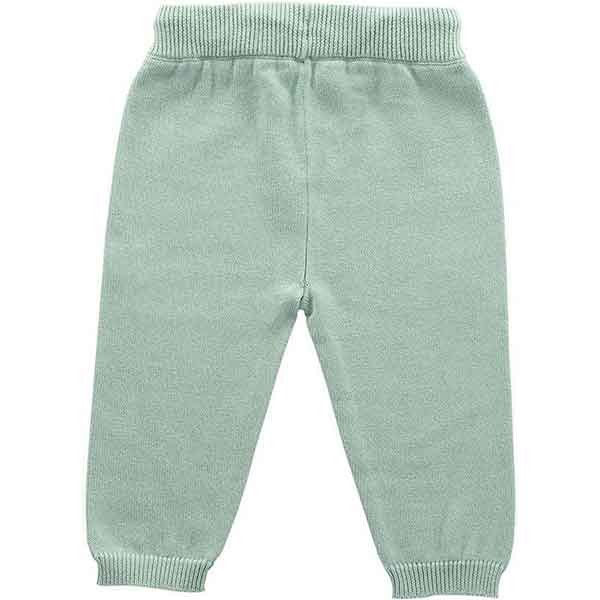 Een fijn gebreid broekje in de kleur groen uit de collectie Pretty Knit van Jollein. Heerlijk zacht en uiterst comfortabel voor je kleintje. Het broekje heeft een elastische band met een boordje. 