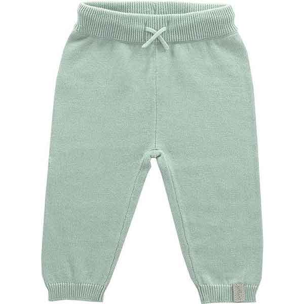Een fijn gebreid broekje in de kleur groen uit de collectie Pretty Knit van Jollein. Heerlijk zacht en uiterst comfortabel voor je kleintje. Het broekje heeft een elastische band met een boordje.