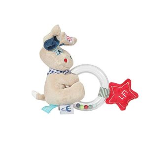 Lief! Lifestyle ringrammelaar To go Friend - hond beige/blauw