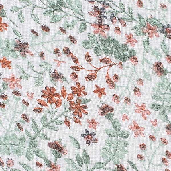 Deze leuke monddoekjes c.q. spuugdoekjes uit de collectie Bloom van Jollein, zijn fijn om te gebruiken bij het voeden van de baby. De doekjes hebben allemaal dezelfde bloemetjesprint.