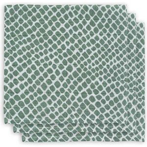 Deze leuke monddoekjes c.q. spuugdoekjes uit de collectie Snake van Jollein, zijn fijn om te gebruiken bij het voeden van de baby. De doekjes worden geleverd in 1 design: groen/witte slangenprint.