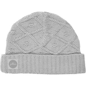 Leuke gebreide muts in de kleur grijs met een lief gebreid motiefje uit de collectie Diamond Knit van Jollein. Heerlijk voor de koude en natte dagen.