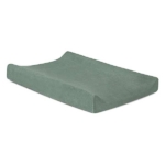 Hier vindt je de heerlijke zachte badstof aankleedkussenhoes van Jollein. Dit vindt je 1 groene hoes uit de Basics collectie. Gemaakt van dikke stof en elastiek in de hoeken.