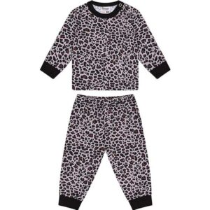 Pyjama Luipaard - Bruin/Zwart - Maat 74/80 - Beeren Bodywear