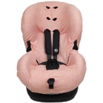 Hier vindt je de mooie autostoelhoes van Nijntje Smile in de kleur perzik. De hoes heeft een mooie print van witte Nijntjes.