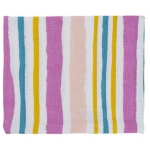 De hydrofiele washandjes Jungle Dusk Pink van het merk Briljant Baby zijn erg zacht. Set bestaat uit 3 verschillende soorten washandjes: 1x wit met strepen, 1x wit met luiaards & 1x roze met pootafdrukjes.