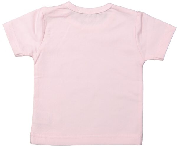 Een mooi basics t-shirt in een zachtroze kleur uit de collectie van Dirkje Babywear. Het shirtje heeft korte mouwen en is gemaakt van zacht katoen. 