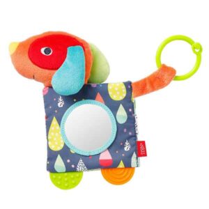Fehn activiteitenspeeltje Hond stof/kunststof - multicolor