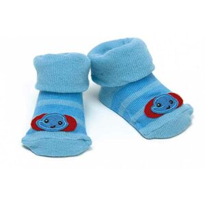 Fisher Price baby sokjes jongens Olifant - olifantenhoofd blauw/rood - maat 56/68