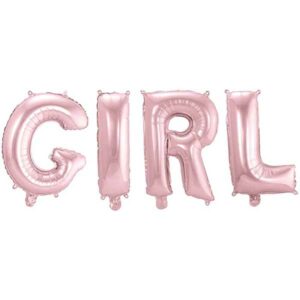 Folieballonnen Girl - Roze 41 cm - Globos