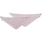 Roze Frogs and Dogs bandana met grijze logo print en drukknoopsluiting
