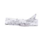 Leuk witte knoophaarbandje uit de Frogs and Dogs collectie. Op het haarbandje staat het logo geprint van Friends Forever in de kleur grijs.