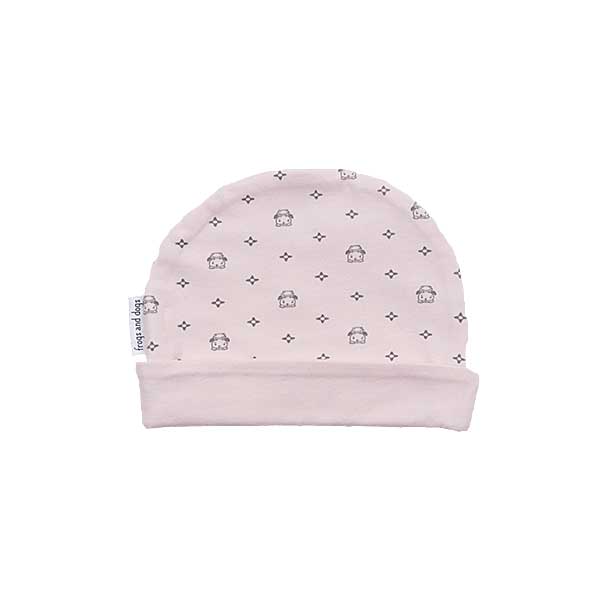 Een leuk roze mutsje van Frogs and Dogs uit de Friends Forever collectie. Het mutsje is voorzien van een print van het logo van Forever Friends.