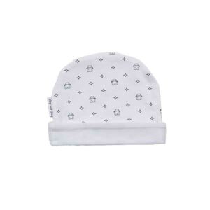 Een leuk wit mutsje van Frogs and Dogs uit de Friends Forever collectie. Het mutsje is voorzien van een print van het logo van Forever Friends.