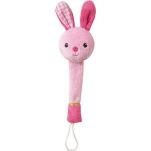 Speenketting konijn - Roze 22 cm - Jemini