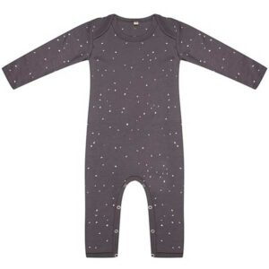 Een leuk boxpakje Dots Pavement voor jouw kleintje met een stippenprint in de kleuren grijs en wit uit de collectie van Little Indians.