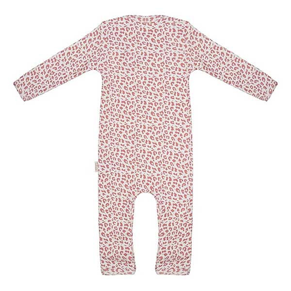 Dit leuke boxpakje Leopard voor jouw kleine meid met een luipaardprint in de kleuren roze en wit uit de collectie van Little Indians.