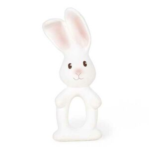 Meiya & Alvin bijtring Havah rubber - wit/roze