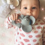 Alvin de olifant bijtring van Tikiri met grote oren en opening in het lijfje