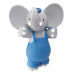 Meiya and Alvin olifant cadeauset met rubber piep olifant en zachte rammelaar in luxe verpakking