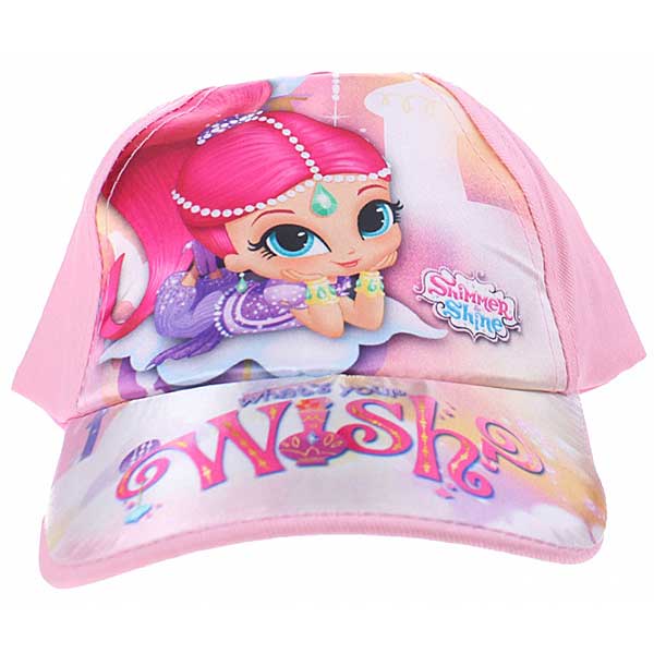 Een leuke roze pet met een afbeelding van Shimmer op de voorkant en op de klep. De pet is aan de achterzijde verstelbaar met klittenband. Pet heeft donkerroze accenten.