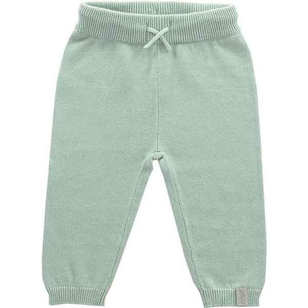 Een fijn gebreid broekje in de kleur groen uit de collectie Pretty Knit van Jollein. Heerlijk zacht en uiterst comfortabel voor je kleintje. Het broekje heeft een elastische band met een boordje. 