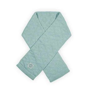 Sjaal Diamond Knit Vintage Green - Groen - Lengte 90 cm - Jollein