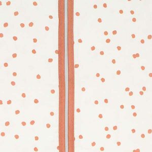 Zomer Slaapzak Spots Grey Pink - Wit/Oranjeroze - Maat 70 cm - 0/6 maanden - Briljant Baby