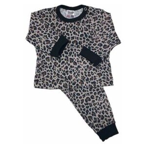 Pyjama Luipaard - Bruin/Zwart - Maat 86/92 - Beeren Bodywear