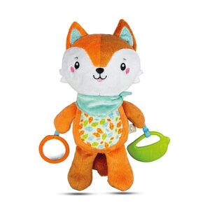 Activiteitenknuffel Happy Fox - Vos - Oranje 29 cm - Clementoni