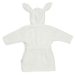 Een heerlijke zachte badjas in de kleur ivory van het merk Jollein. Gemaakt van badstof katoen. Heerlijk warm en makkelijk voor na het douchen of badderen.