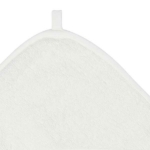 Handige en zachte witte badstof badcape van Jollein uit het Design Basics – Ivory. Deze badcape is onder andere te gebruiken na het badderen of na het babyzwemmen.
