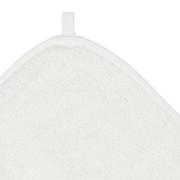 Handige en zachte witte badstof badcape van Jollein uit het Design Basics – Ivory. Deze badcape is onder andere te gebruiken na het badderen of na het babyzwemmen.