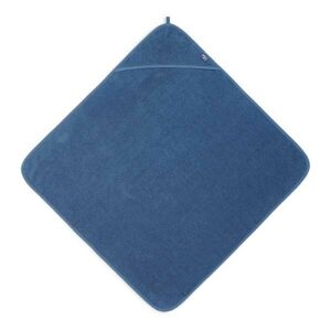 Badcape Basics Badstof - Jeans Blue - Donkerblauw - 75 x 75 cm - Jollein