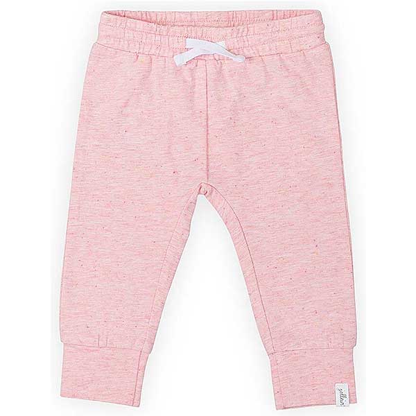 Heerlijk zacht en uiterst comfortabel broekje in de kleur roze met gekleurde 'vlekjes' voor je kleintje uit de collectie Speckled Pink van Jollein. Voorzien van elastische band met wit koordje.